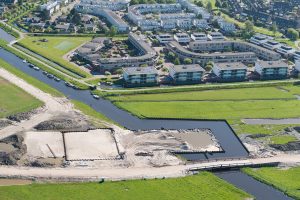 Luchtfoto aquaduct Veenwatering
